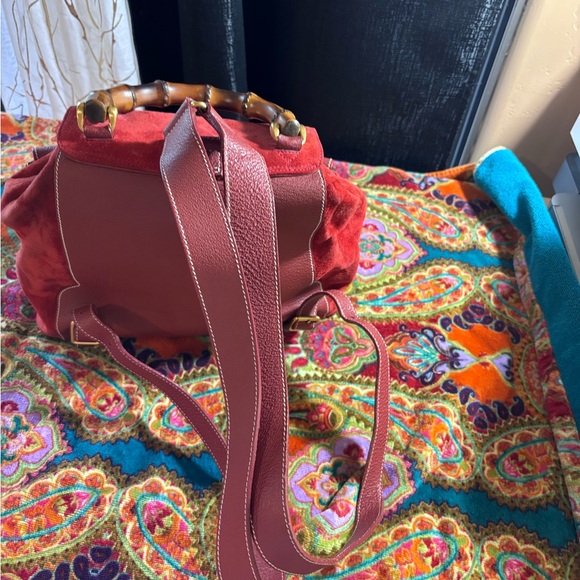 GUCCI BACKPACK VINTAGE BAMBOO - Picture 8 of 10